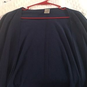 Navy cardigan